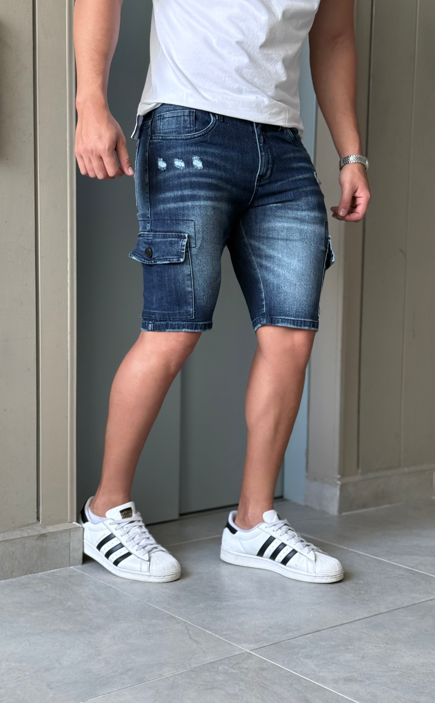 BERMUDA DE CABALLERO STRECH  🛒ENVIO GRATIS