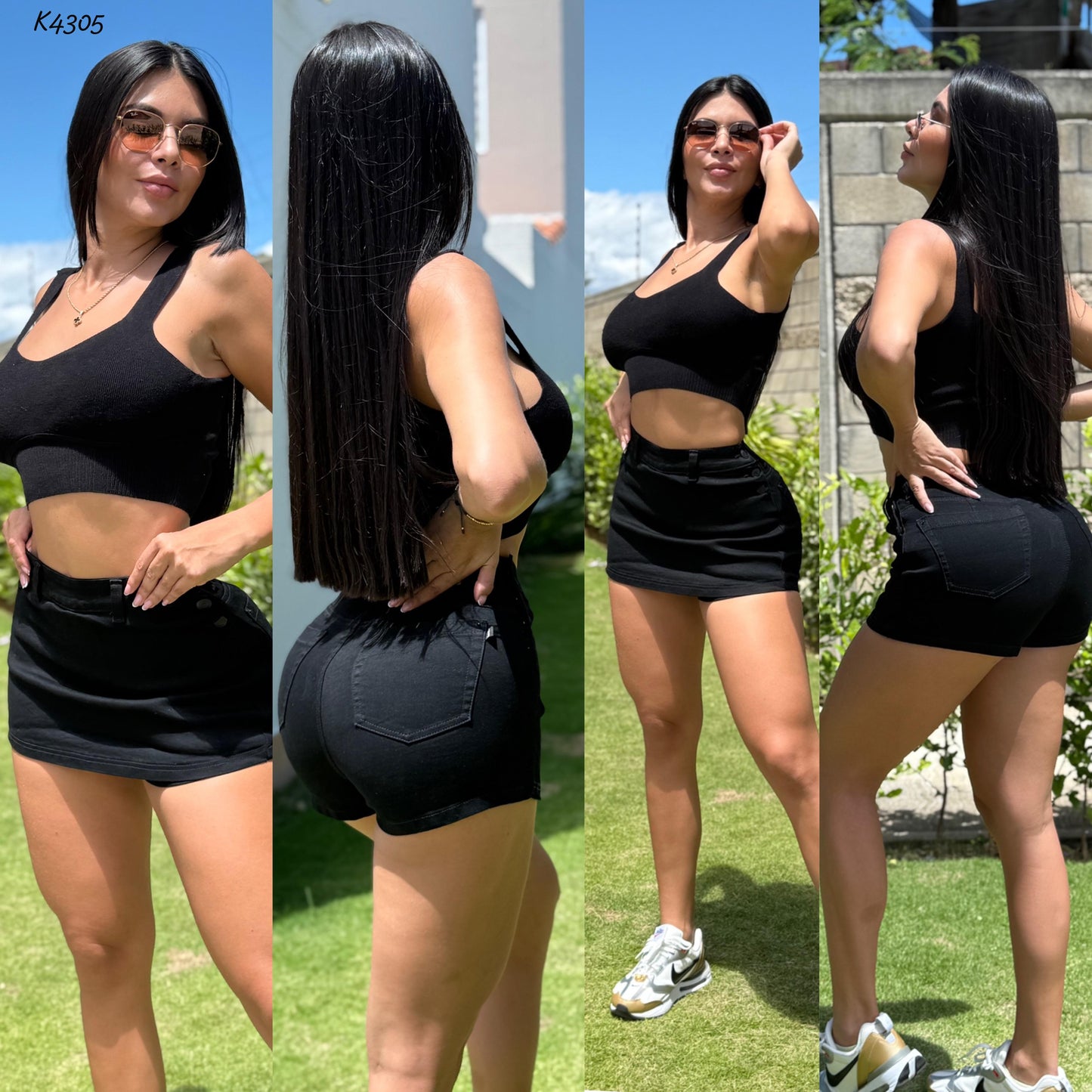 FALDA SHORT STRECH K4305 ❤ENVIO GRATIS ❤