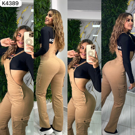 BRAGA PANTALON TELA DRILL STRECH  K4389 ♥️ENVIO GRATIS♥️