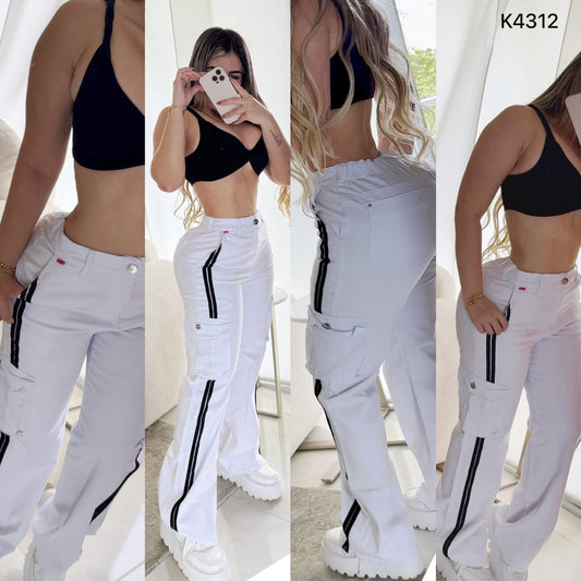 MOM FLAT TELA DRILL STRECH REF K4312 ♥️ENVÍO GRATIS ♥️