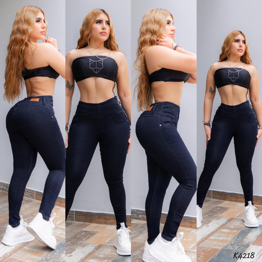JEANS SKINNY CLASICO K4218♥️ENVIO GRATIS ♥️