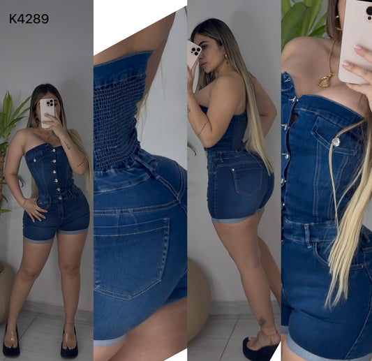 ENTERIZO STRECHT STRAPLE K4289 💖 ENVIO GRATIS💖