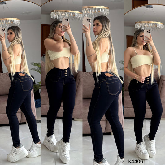 JEANS SKINNY CONTROL ABDOMEN REF K4406 ♥️ENVIO GRATIS ♥️
