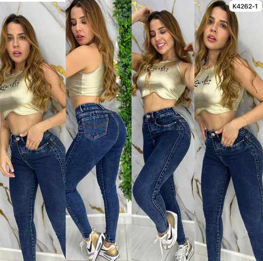 JEANS SKINNY K4262-1 ♥️ENVIO GRATIS ♥️