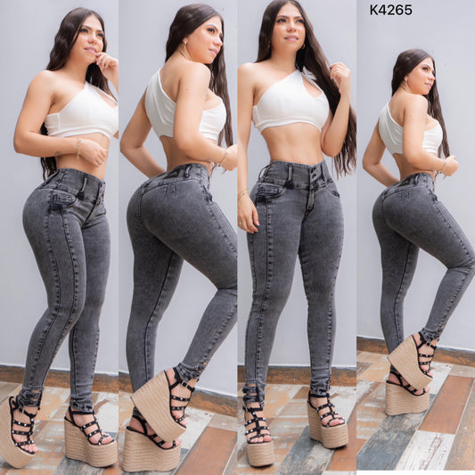 JEANS  SKINNY CONTROL ABDOMEN K4265 ♥️ENVIO GRATIS ♥️