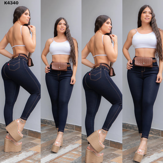 JEANS SKINNY K4340 ♥️ENVIO GRATIS ♥️