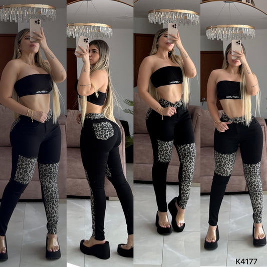 JEANS SKINNY TELA STRECH K4177 ♥️ENVIO GRATIS ♥️