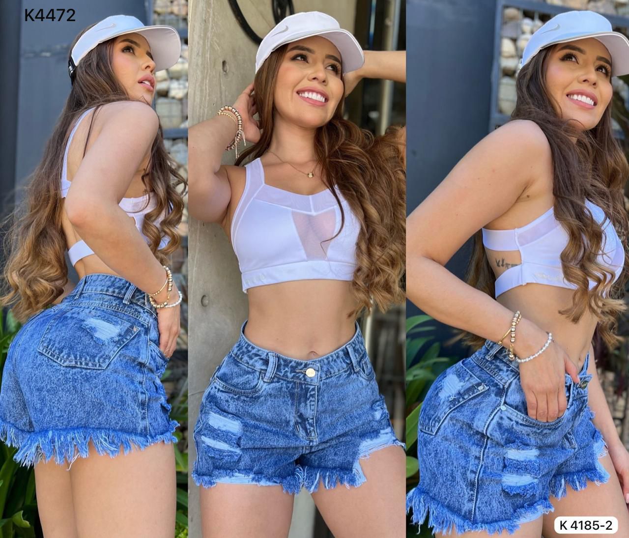 SHORT TIRO ALTO K4472 ♥️ENVÍO GRATIS ♥️